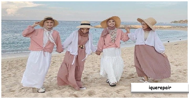 10 Outfit ke Pantai yang Simpel dan Modis untuk Hijabers