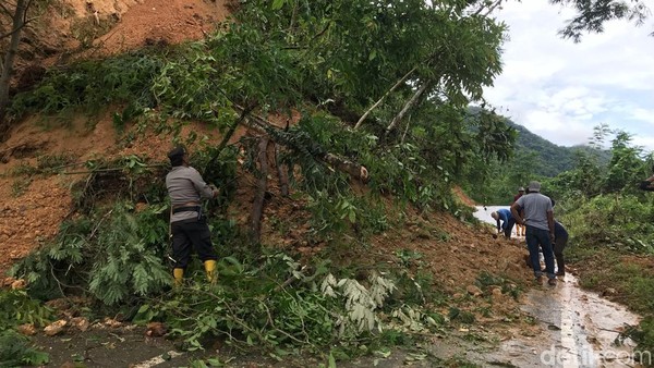 Longsor Tutup Total Jalur Antarkota di Dataran Tinggi